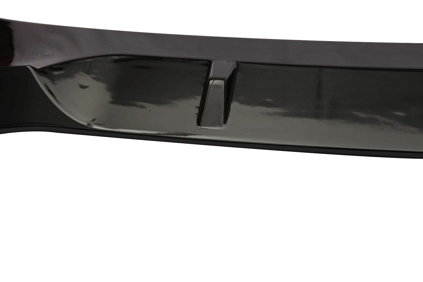 FOR AUDI A4 B9 FRONT SPLITTER LIP DIFFUSER SPOILER SALOON 17-19 GLOSS BLACK ABS