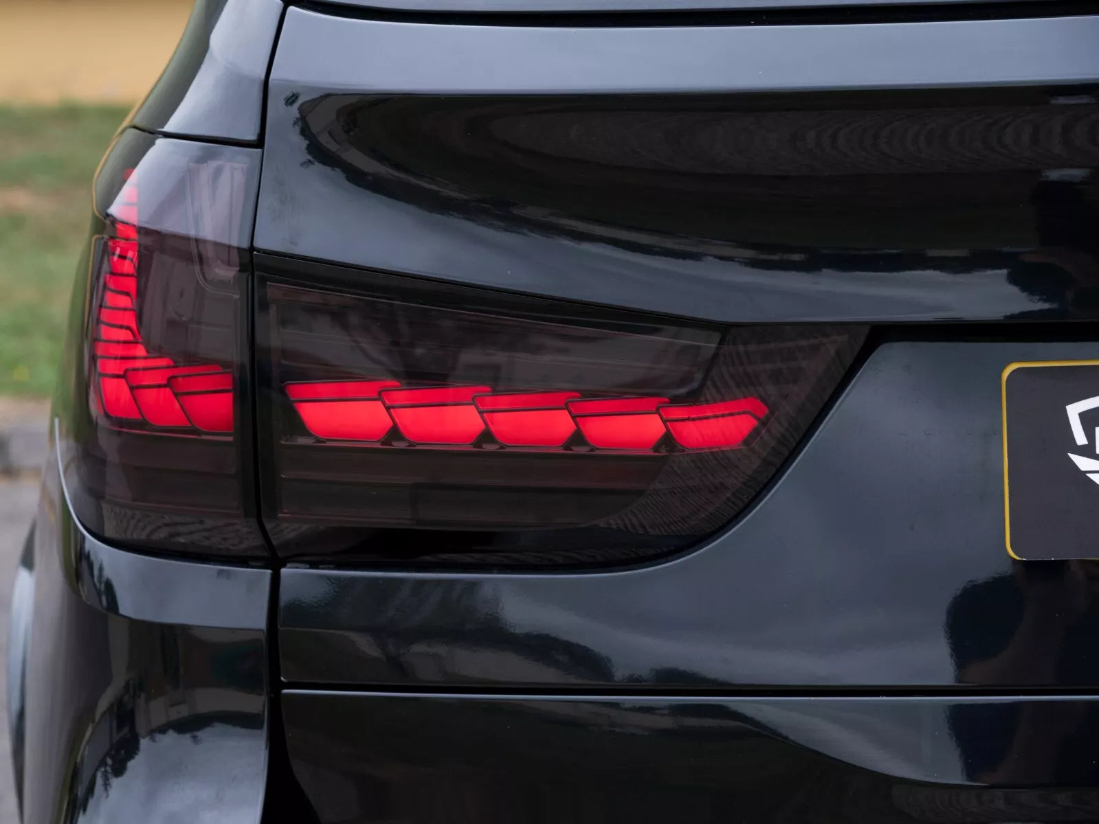 FOR BMW X5 F15 2013-2018 PAIR GTS LED BLACK SMOKED ANIMATION TAIL LIGHTS LAMP