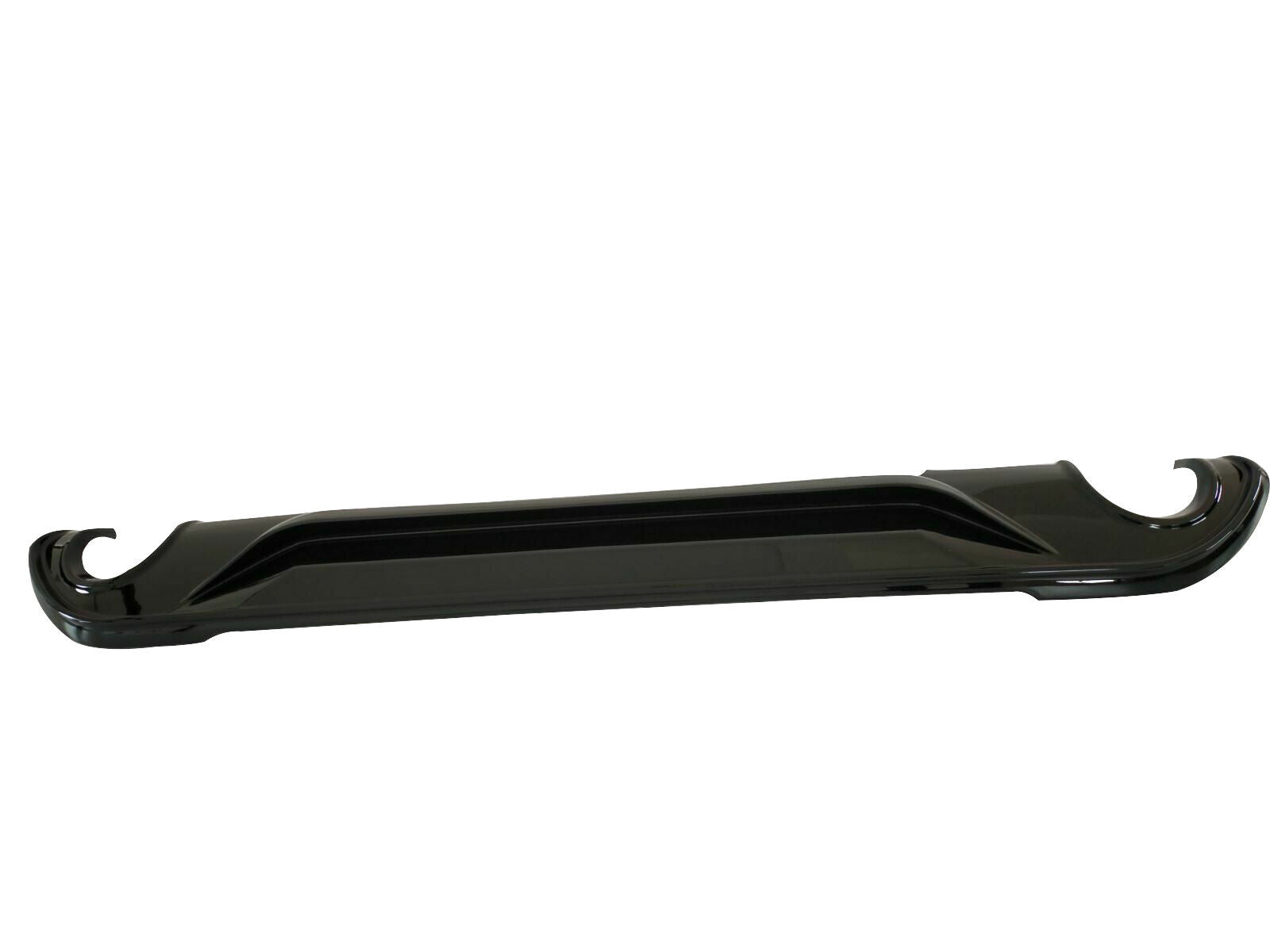 FOR BMW X1 F48 F49 MP STYLE REAR BUMPER DIFFUSER VALANCE GLOSS BLACK 2016-2021