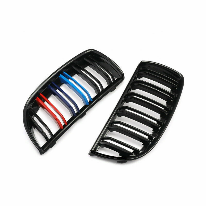 BMW 3-SERIES E90 E91 M COLOR KIDNEY TWIN DUAL GRILLE GLOSS OEM FOR 2005-2007