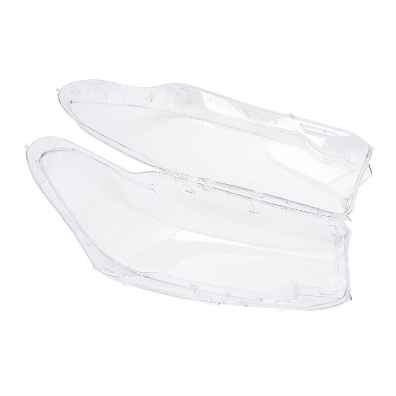 L+R HEADLIGHT LENS COVER HEADLAMP SHELL FOR BMW G30 G31 G38 5 SERIES 2016-2019