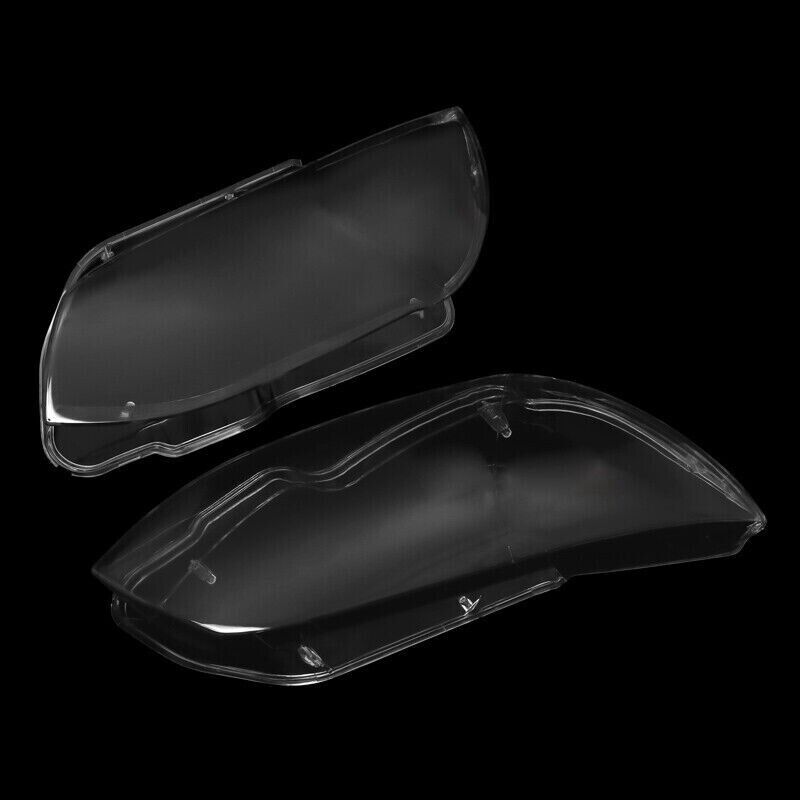 FOR BMW E92 E93 LCI 2010-2013 HEADLIGHT LENS COVERS LEFT & RIGHT HEADLAMP PAIR