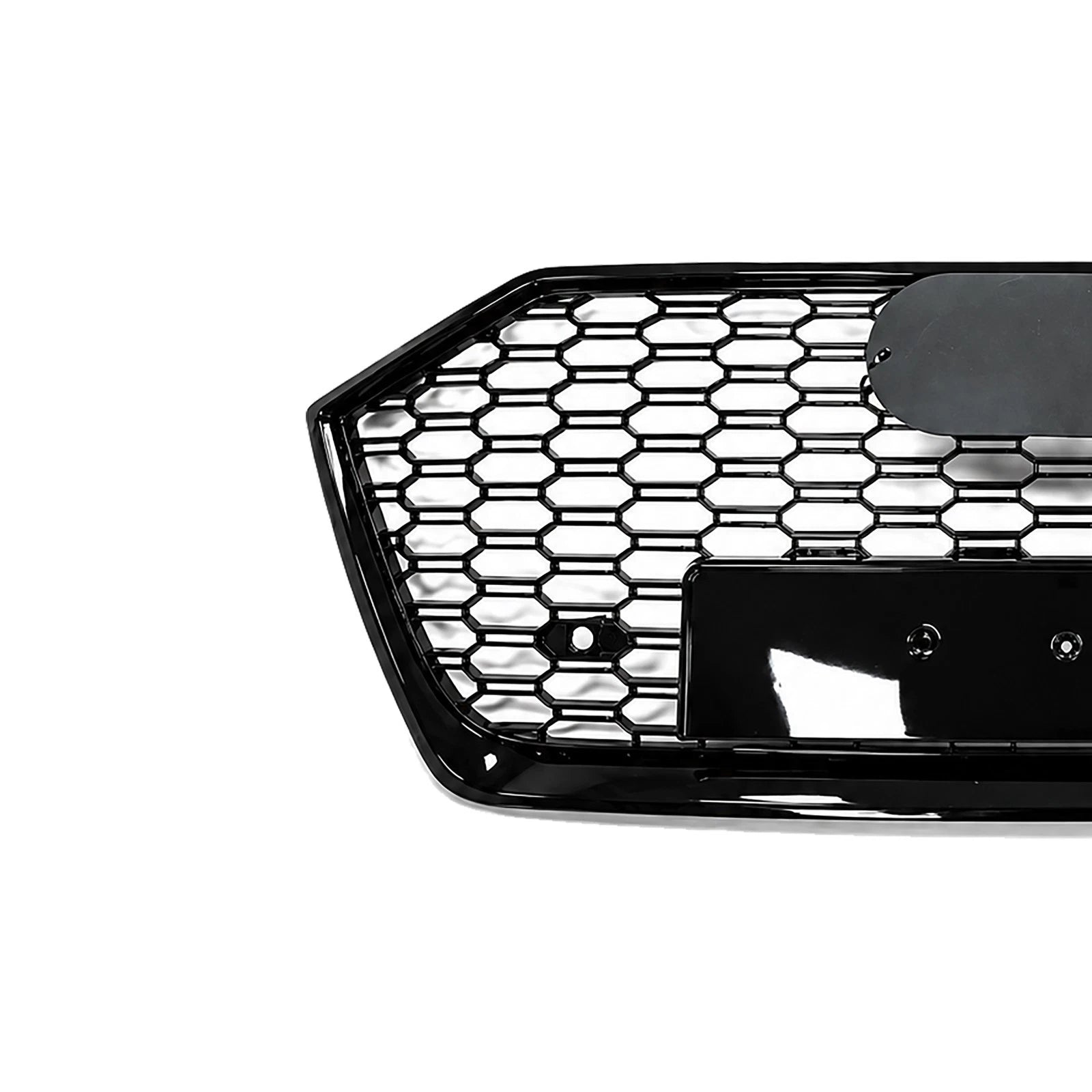 FOR AUDI A7 S7 2018-2025 4KA FRONT HONEYCOMB GRILLE GRILL RS7 STYLE GLOSS BLACK