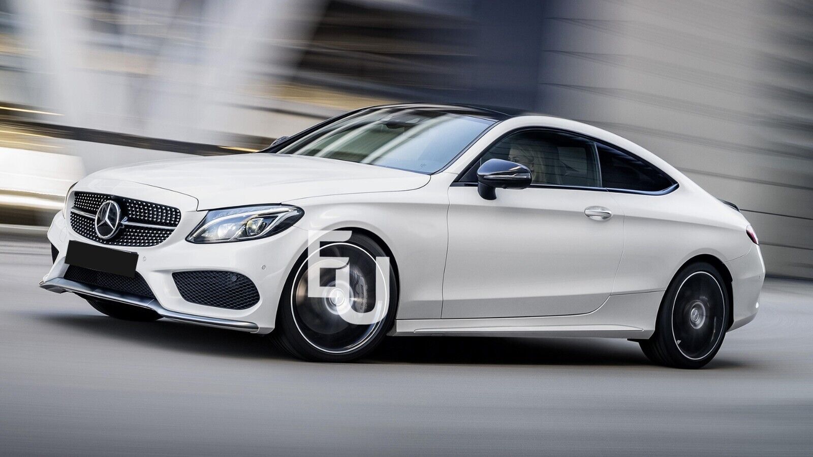 2X FRONT HEADLIGHT COVER LAMP LENS FOR MERCEDES-BENZ W205 C180 C200 C300 2015-18