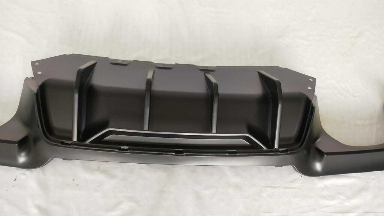 FOR BMW 5 SERIES F10 F11 REAR BUMPER DIFFUSER MSPORT SPLITTER VALANCE MATTE BLK