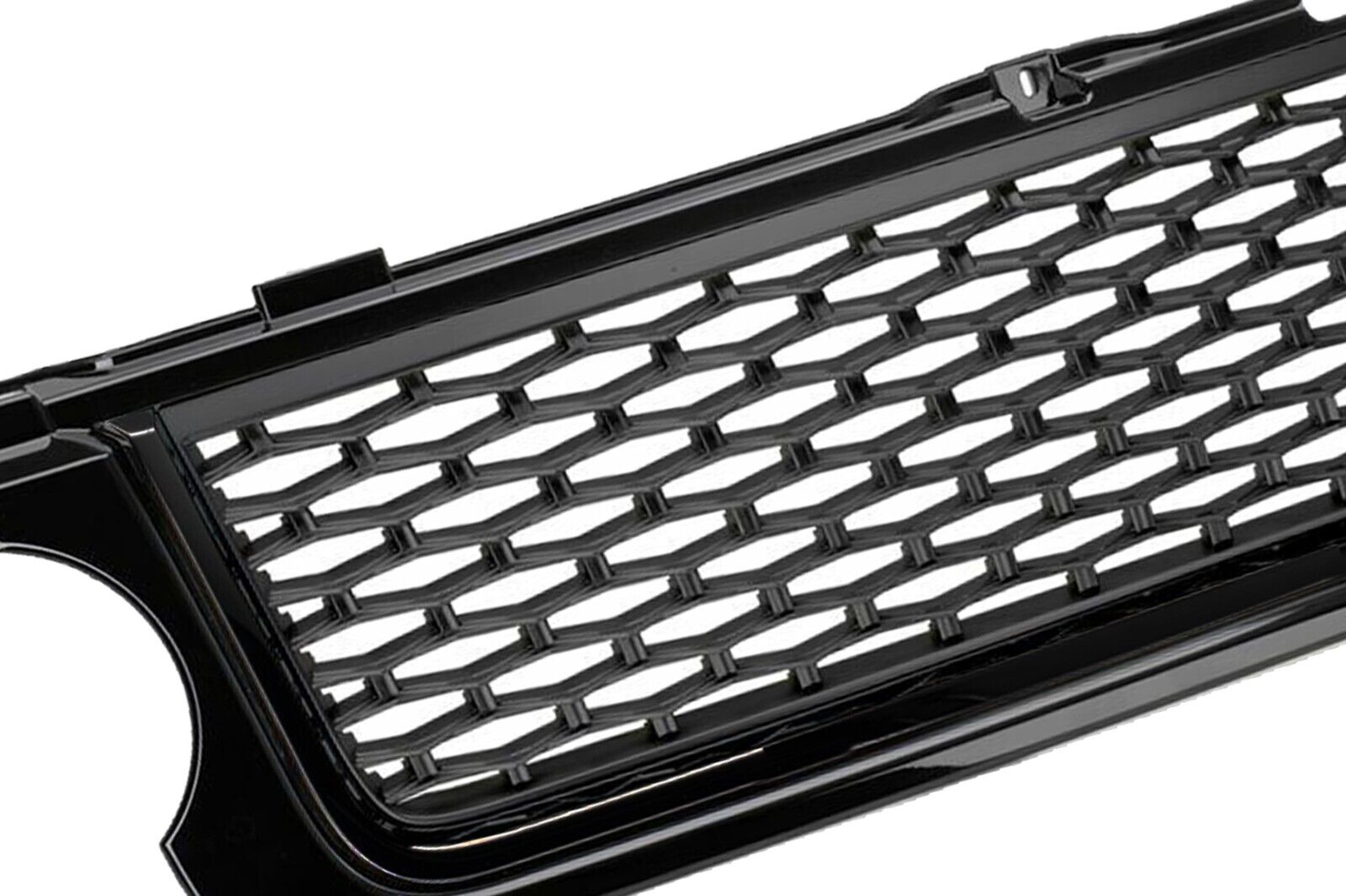 FOR RANGE ROVER L322 2010-13 VOGUE SUPERCHARGED STYLE FRONT GRILLE GLOSS BLACK