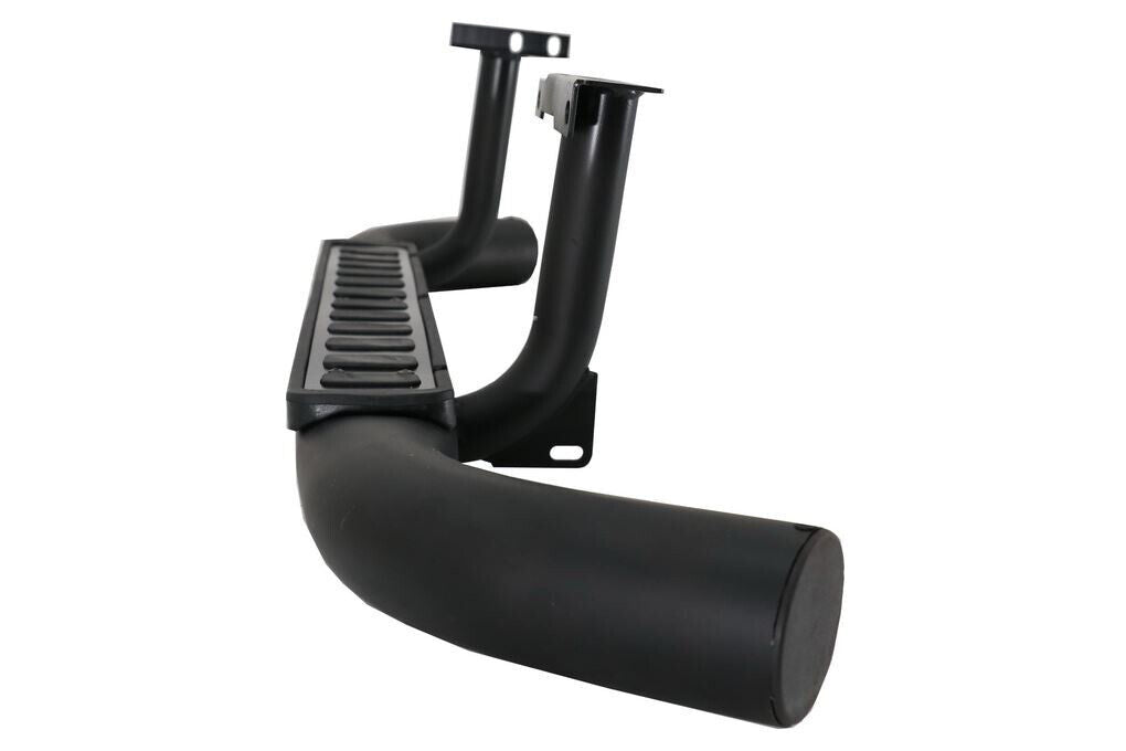 SIDE STEPS RUNNING BOARD FOR LAND ROVER DEFENDER 90 L316 FIRE & ICE STYLE BLACK