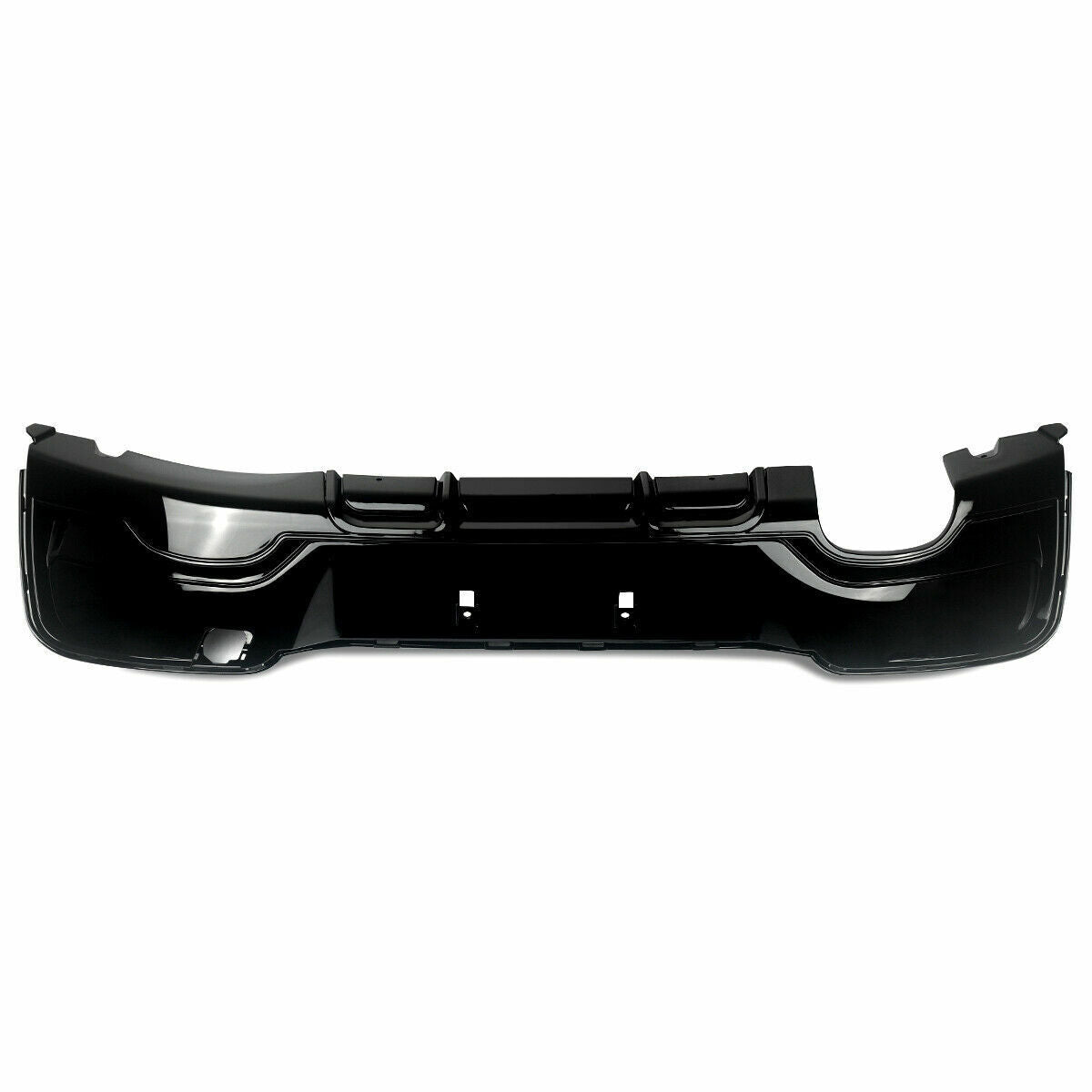 REAR DIFFUSER DUAL EXHAUST FOR BMW 1 SERIES F20 F21 PRE-LCI M SPORT GLOSS BLACK