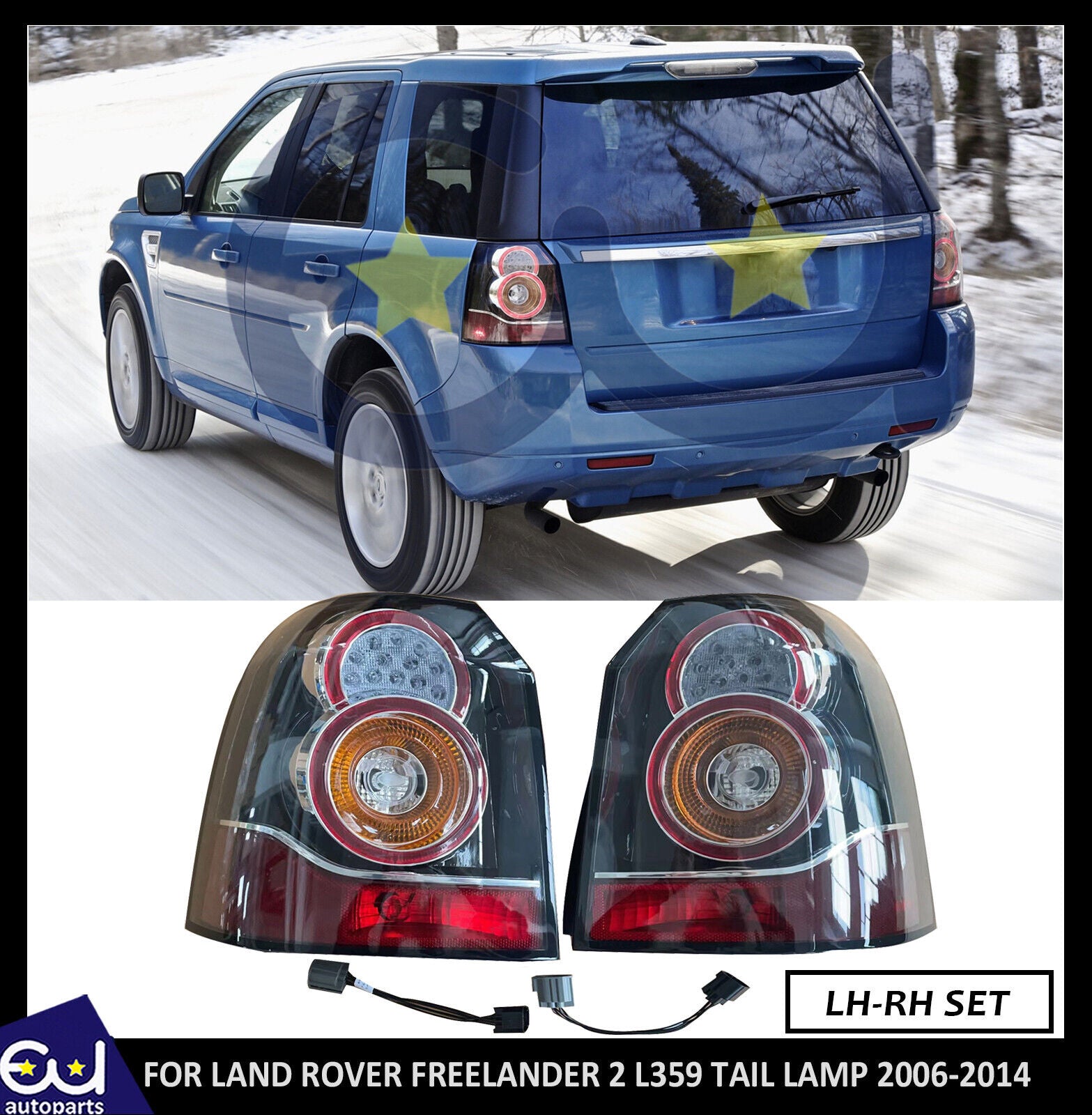 Freelander Rear Light Modification FOR FREELANDER 2 L359 FACELIFT STYLE REAR LED LIGHT TAIL LAMP LEFT RIG