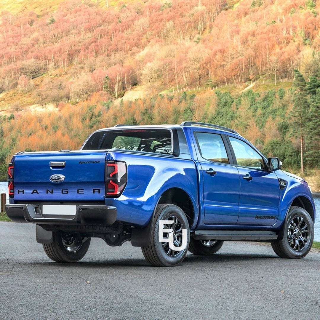 SMOKED SEQUENTIAL LED TAIL LIGHTS LAMPS FOR FORD RANGER 2012-21 W/STARTUP RAPTOR