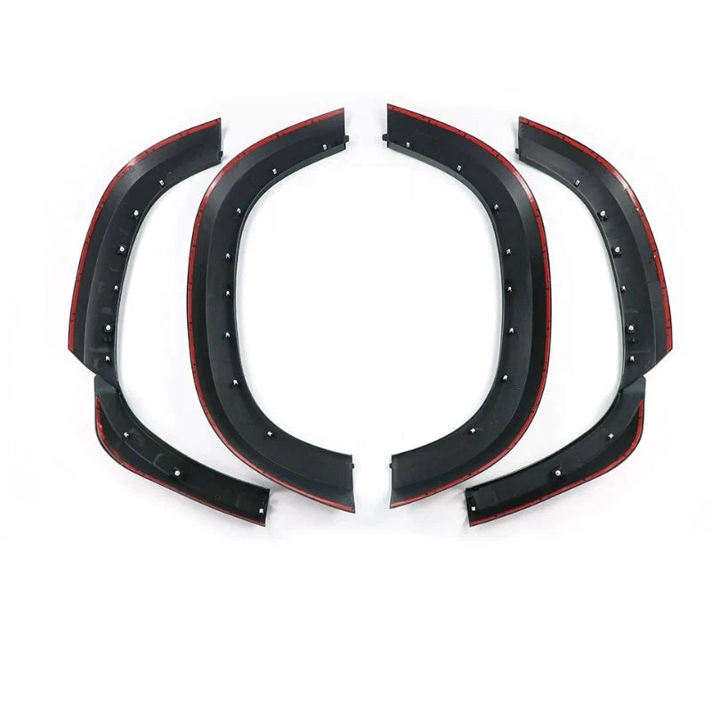 WHEEL ARCH KIT FOR LAND ROVER DEFENDER 90 L663 2020+ GLOSS BLACK WIDE BODY UK