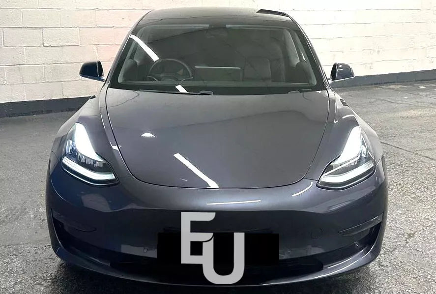 FOR TESLA MODEL 3 Y HEADLIGHT LENS HEADLAMP COVER LEFT RIGHT SIDE PAIR 2016+ ON