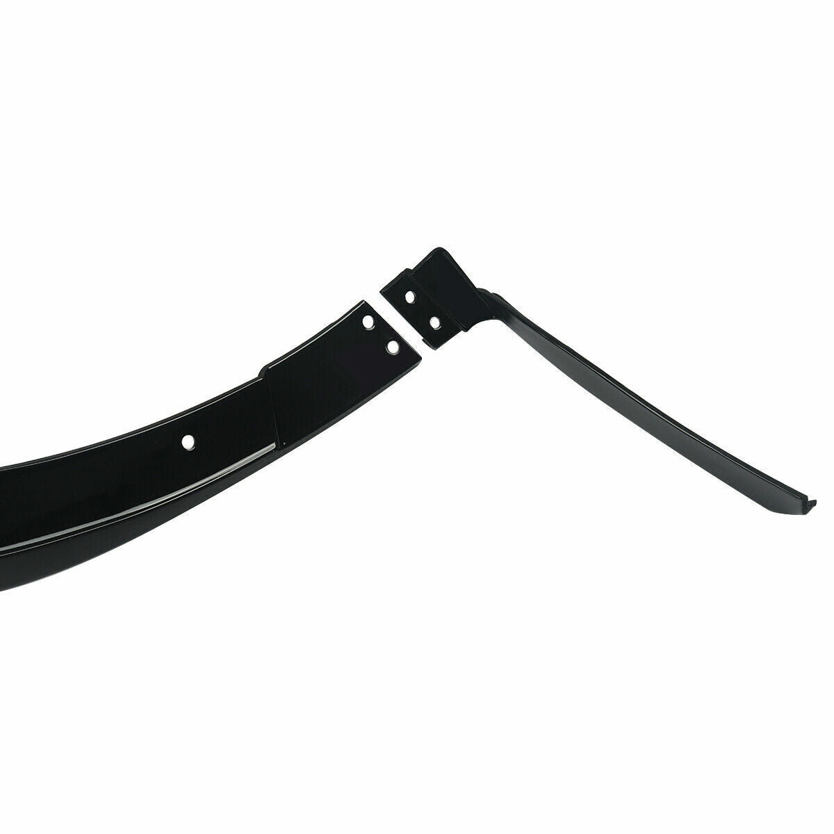 FRONT SPLITTER LIP SPOILER FOR MERCEDES C CLASS W205 C205 AMG GLOSS BLACK 2015+