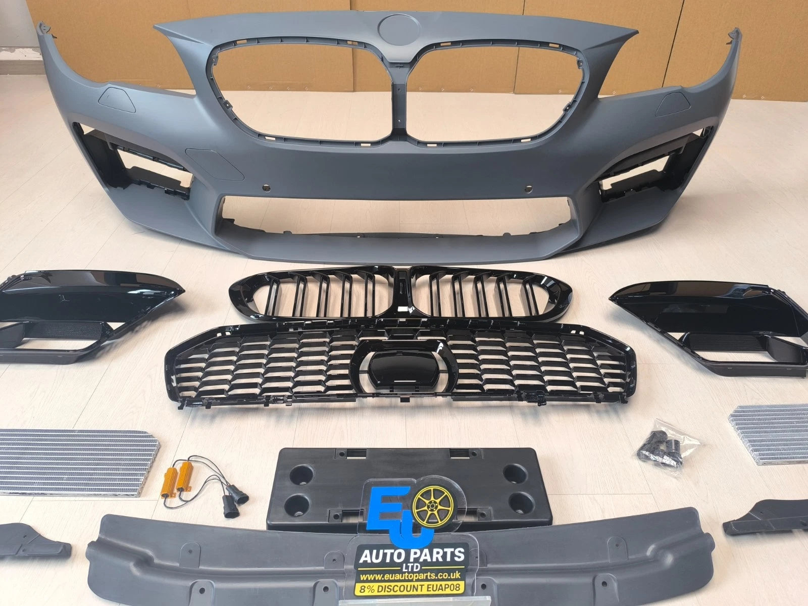 UPGRADE F90 M5 CONVERSION FRONT BUMPER BODY KIT FOR BMW 5 SERIES F10 F11 2010-17