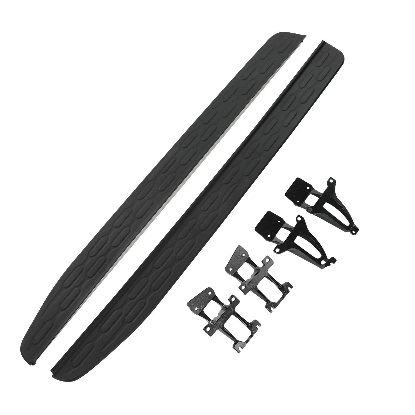 FOR LAND ROVER DISCOVERY 5 L462 SIDE STEPS RUNNING BOARDS 100% LEQUER BLACK 16+