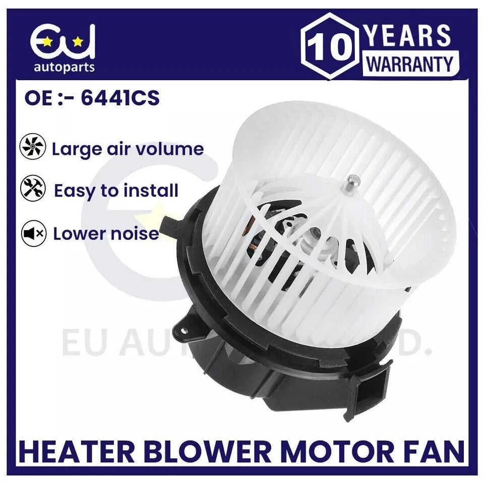 HEATER BLOWER MOTOR FAN FOR CITROEN DS3 C3 II 2 C4 CACTUS LHD & RHD OEM QUALITY