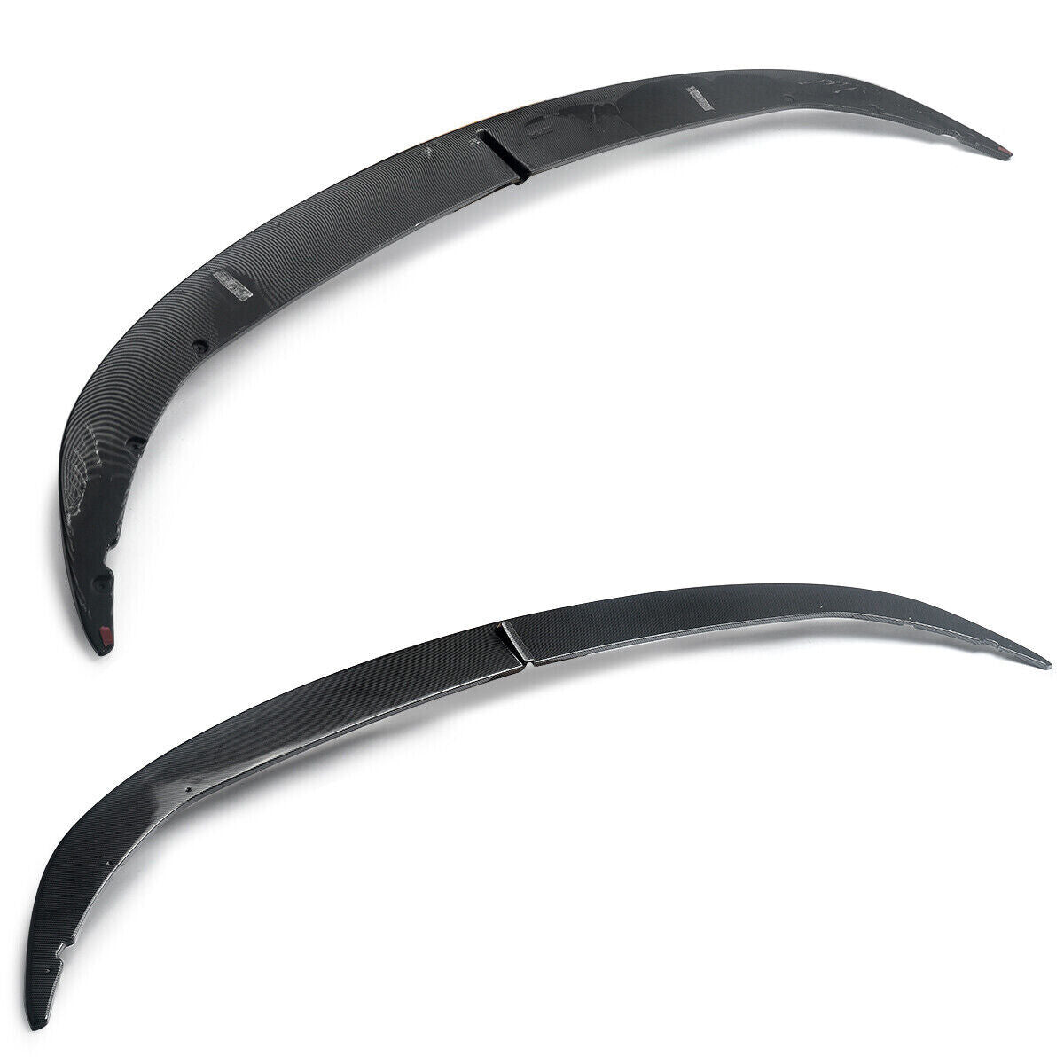 FRONT SPLITTER LIP SPOILER BUMPER FOR BMW 5 SERIES F10 M5 CARBON LOOK 2010-16