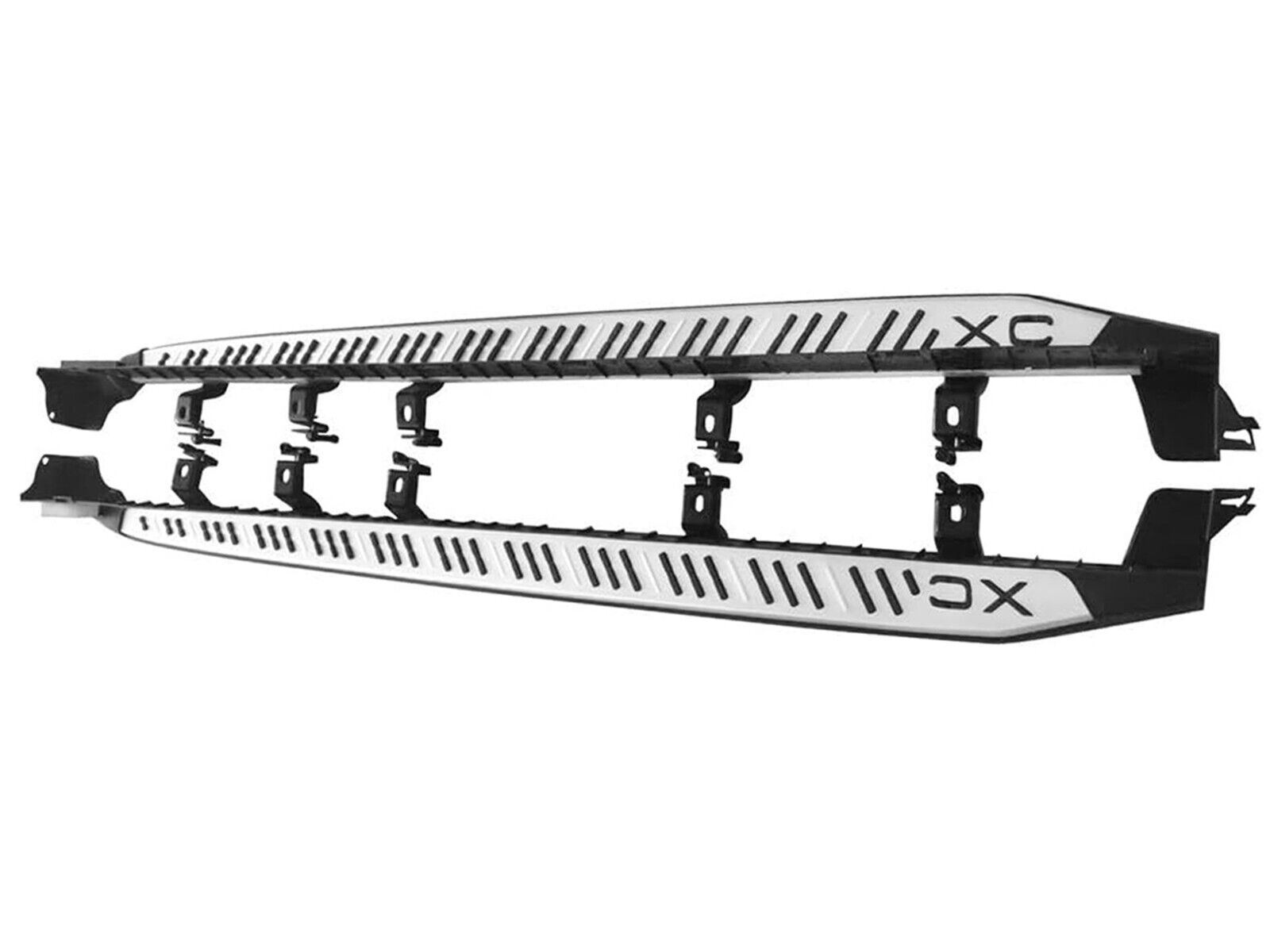 OE STYLE ALUMINIUM RUNNING BOARD SIDE STEPS FOOT RAILS FOR VOLVO XC60 2013-2017