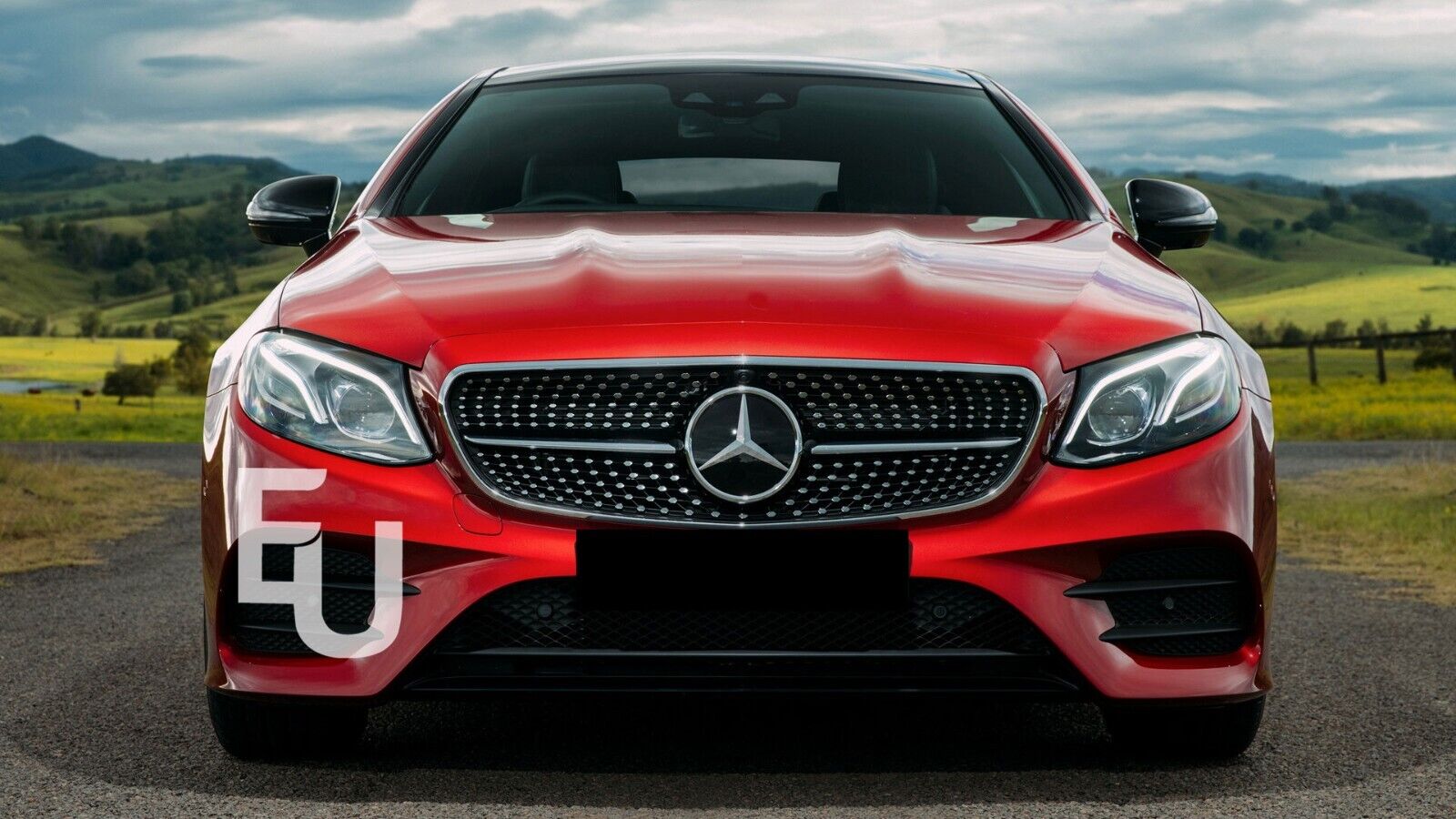 Right Headlight Lens Cover for Mercedes-Benz E-Class W213 2016–2020