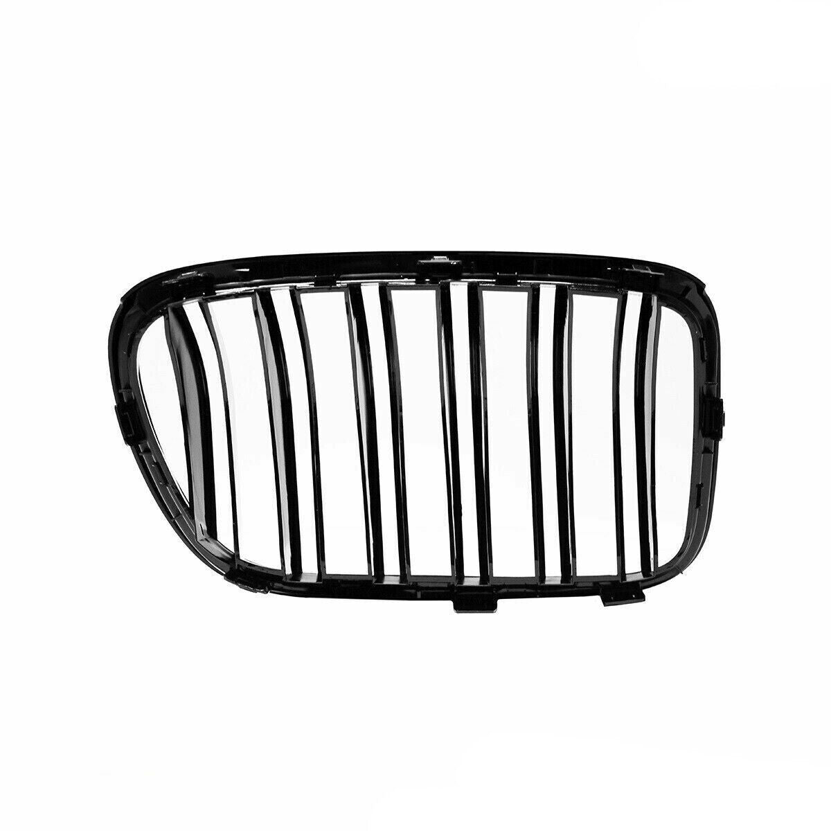 FOR BMW F25 X3 F26 X4 2010-14 GLOSS BLACK FRONT KIDNEY DUAL TWIN GRILLE GRILL