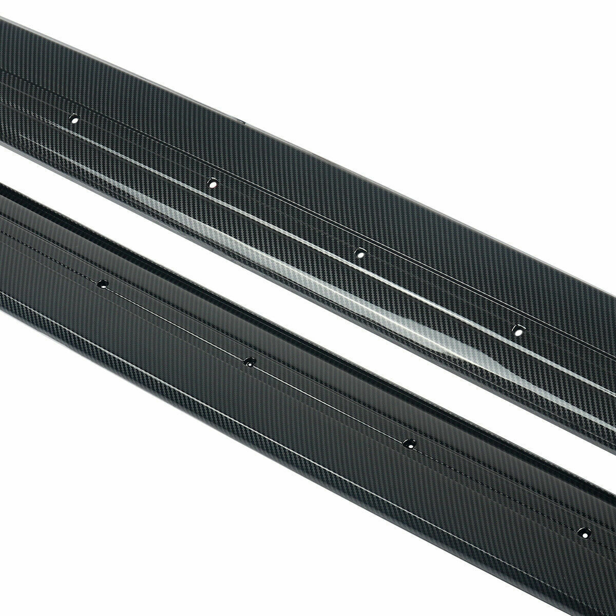 FOR BMW 4 SERIES F32 F33 F36 M SPORT SIDE SKIRTS EXTENSION LIP CARBON LOOK 2013+