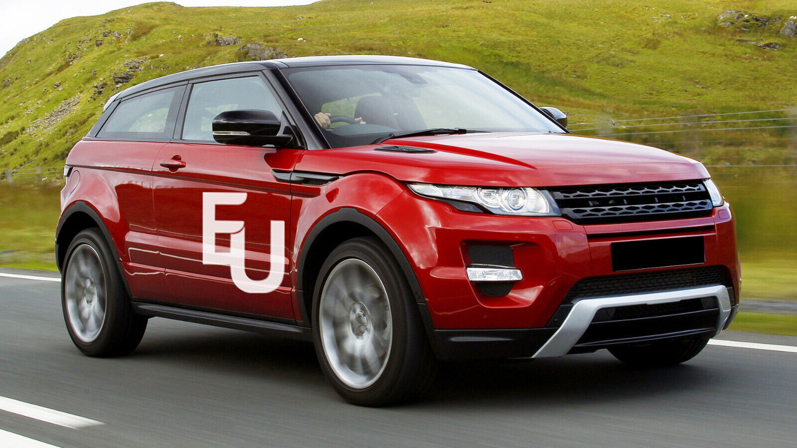 FRONT BUMPER TOW EYE COVER FOR RANGE ROVER EVOQUE DYNAMIC model BLACK 2011-2015