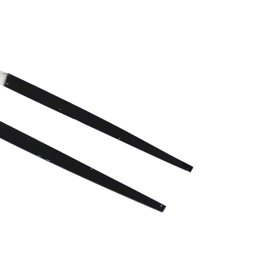 FOR BMW 1 SERIES F20 F21 MP STYLE SIDE SKIRT EXTENSION LIP BLADES GLOSS BLACK