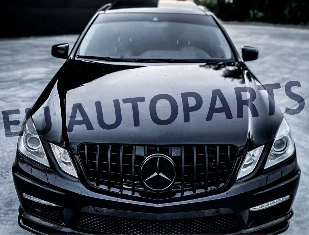 FOR MERCEDES E CLASS W212 FRONT GRILLE GRILL PANAMERICANA GT R STYLE GLOSS 09-13