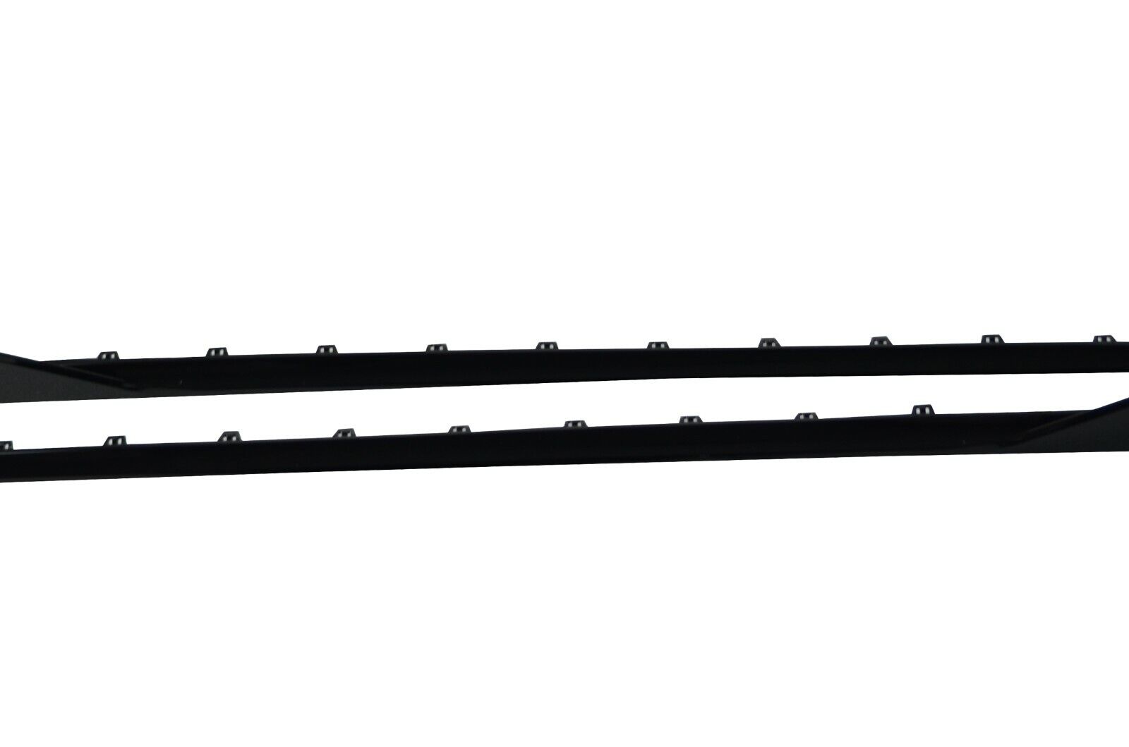 FOR BMW 1 SERIES F40 MP STYLE SIDE SKIRT EXTENTION LIP BLADE GLOSS BLACK 2019+