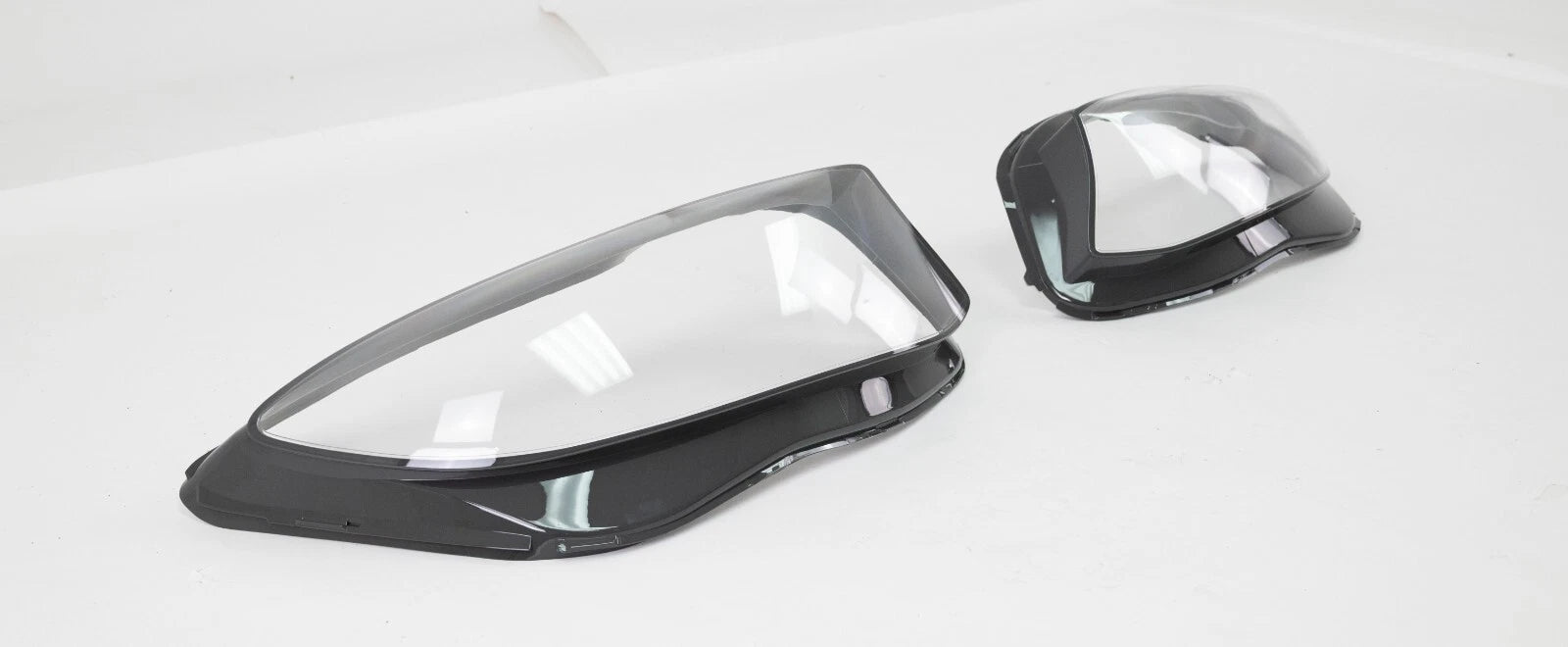 FOR MERCEDES C217 COUPE 2015-2021 PAIR RIGHT LEFT FRONT HEADLIGHT LENS COVER