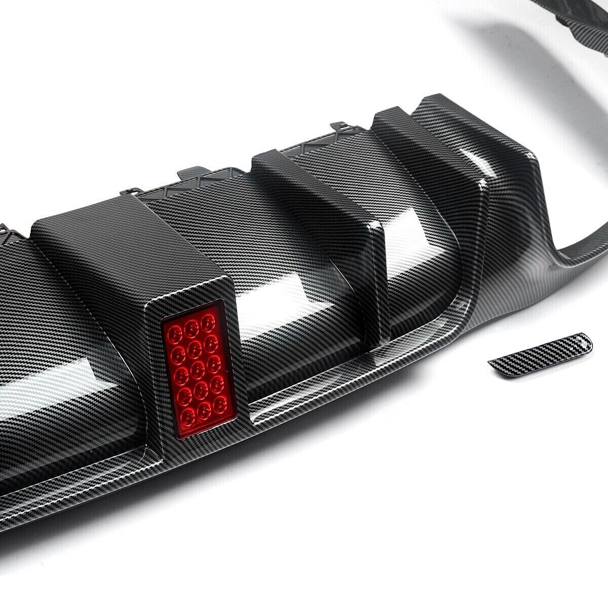 FOR MERCEDES BENZ E CLASS W213 AMG C63 REAR BUMPER DIFFUSER AMG F1 LIGTH  STYLE