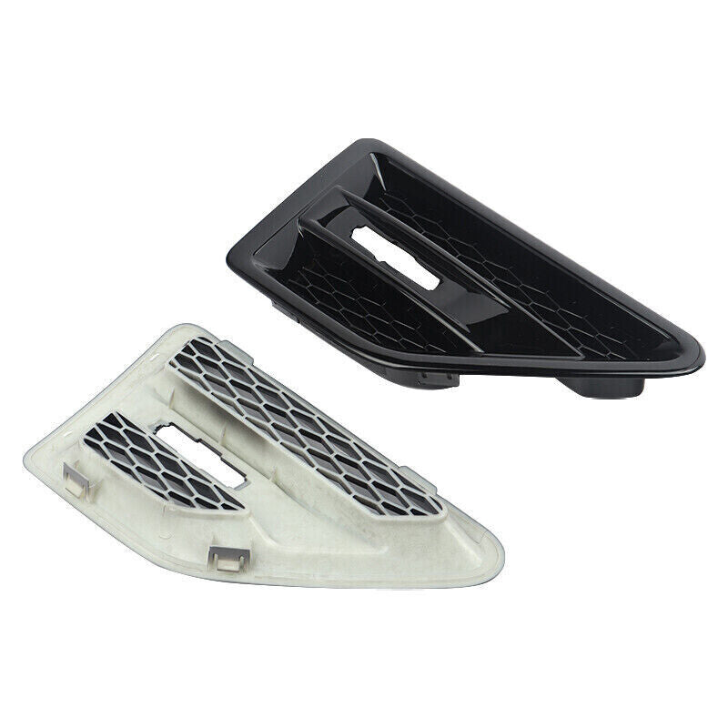 FOR FREELANDER 2 L359 PAIR GLOSS BLACK 2X SIDE WING AIR INTAKE GRILLE VENTS VENT