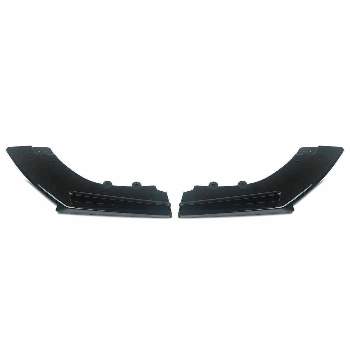 FOR BMW M2 F87 GLOSS BLACK REAR DIFFUSER SPLITTER VALANCE 3PC MTC STYLE 2015+