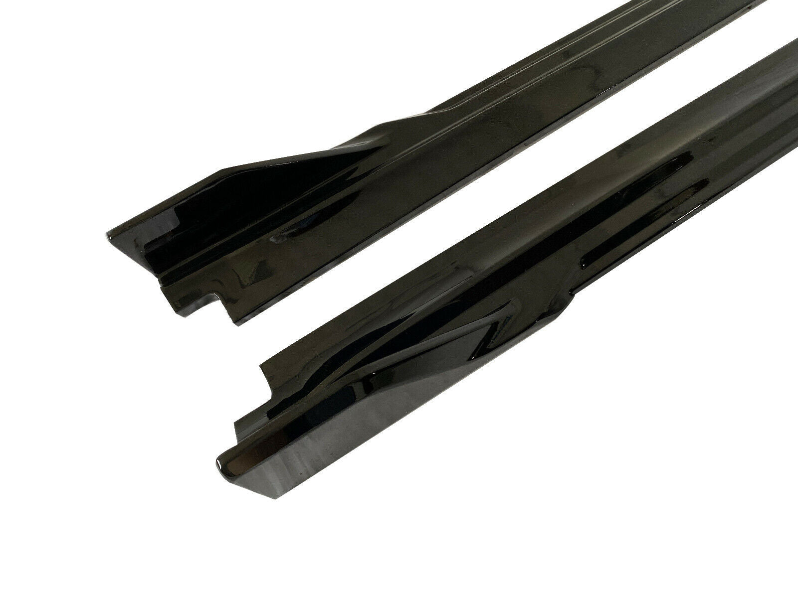 FOR BMW X5 F15 X6 F16 M SPORT SIDE SKIRTS EXTENSION BLADES LIP GLOSS BLACK 13-18