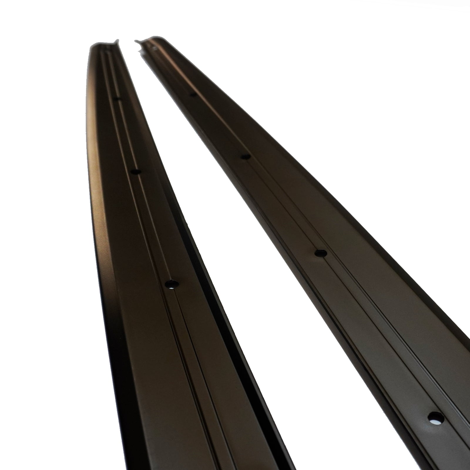 FOR BMW 3 SERIES F30 F31 MP STYLE SIDE SKIRT EXTENSION LIP BLADES MATTE BLACK