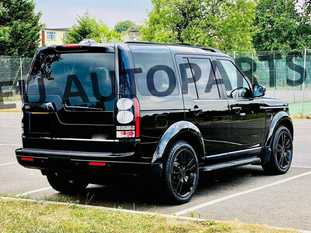 ALL BLACK STEALTH SIDE STEPS RUNNING BOARDS FOR LAND ROVER DISCOVERY 3 & 4 04-16