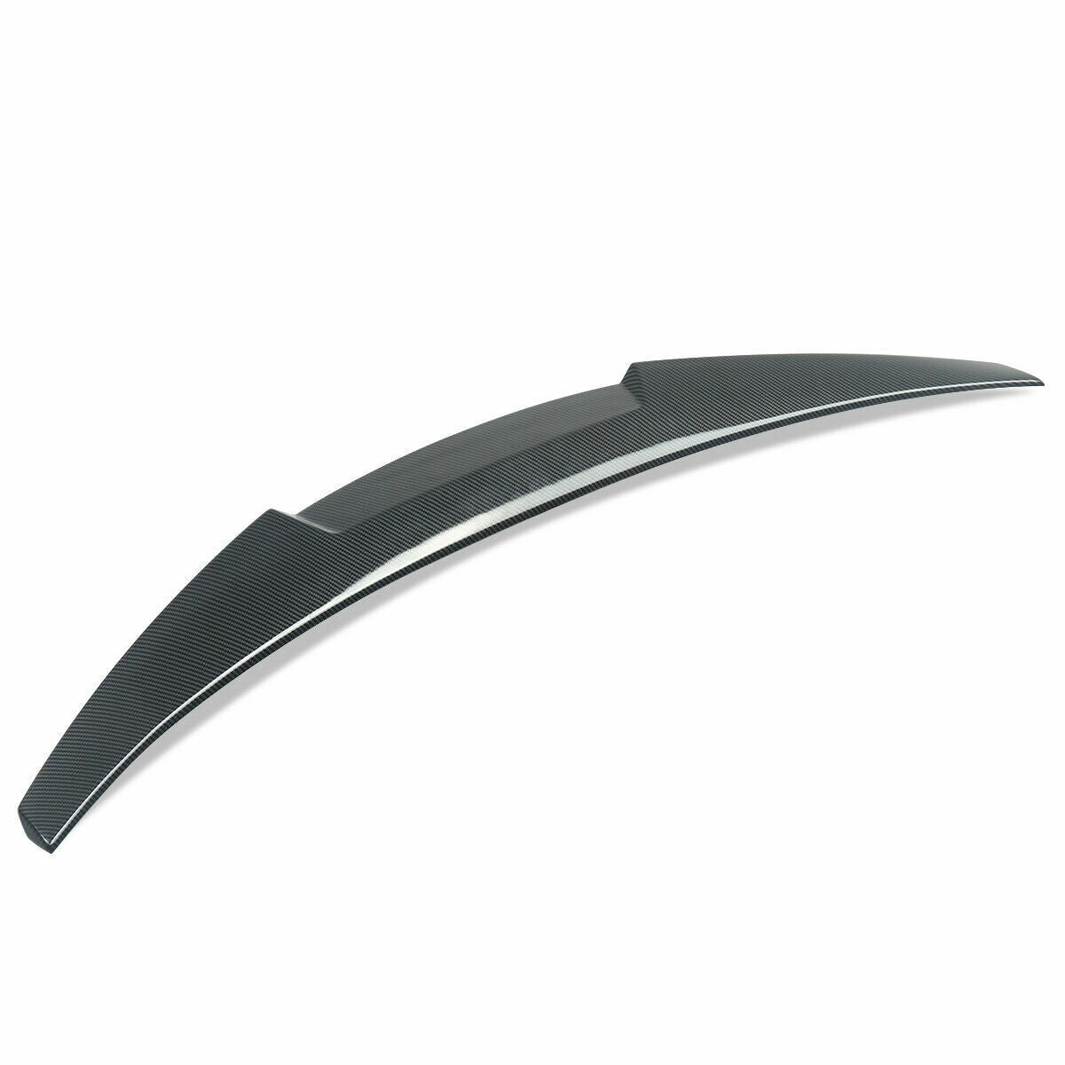 FOR BMW 3 SERIES F30 F80 M4 V STYLE REAR BOOT SPOILER M PERFORMANCE CARBON LOOK
