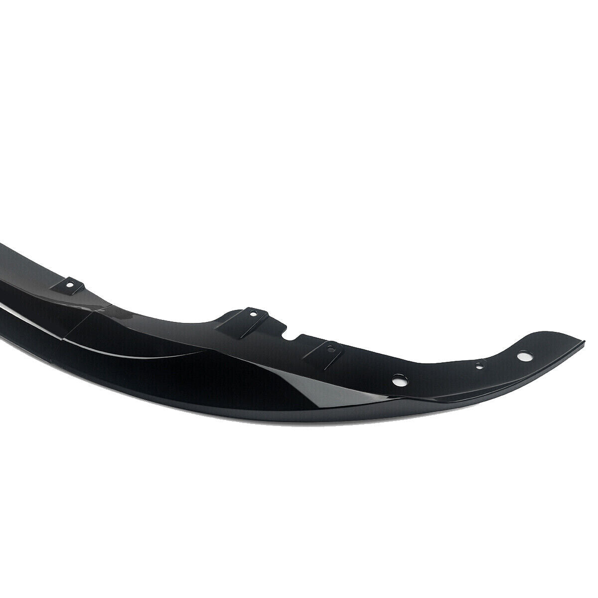 FOR BMW 4 SERIES G22 G23 M SPORT FRONT SPLITTER BUMPER LIP SPOILER GLOSS BLACK