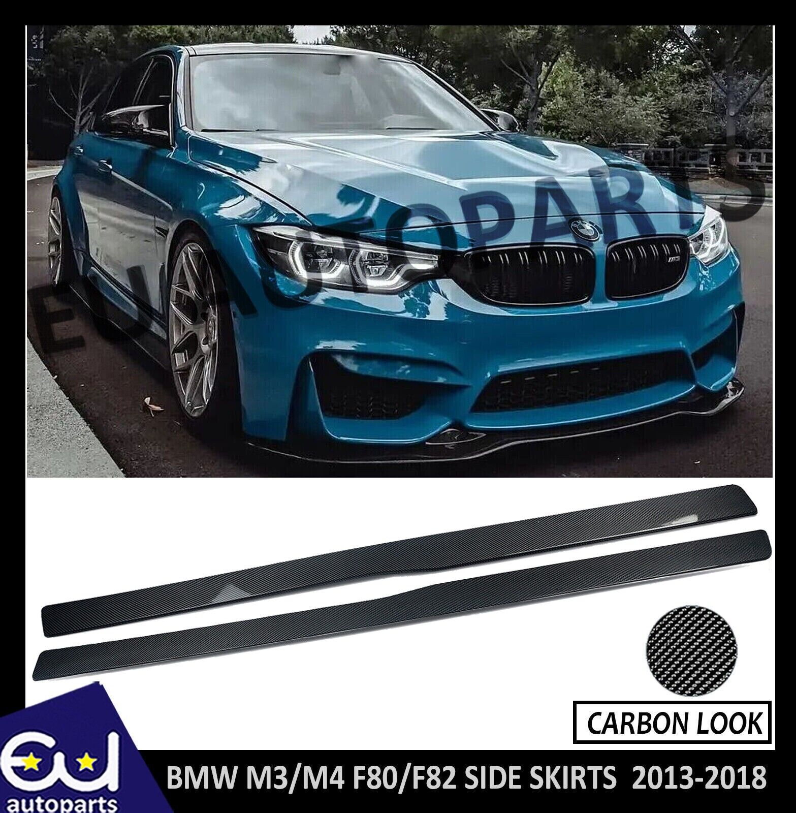 MagicDrift DTM Style Side Skirt Extensions For BMW E46 M3 / 3-Series (2001-2011) - Urethane