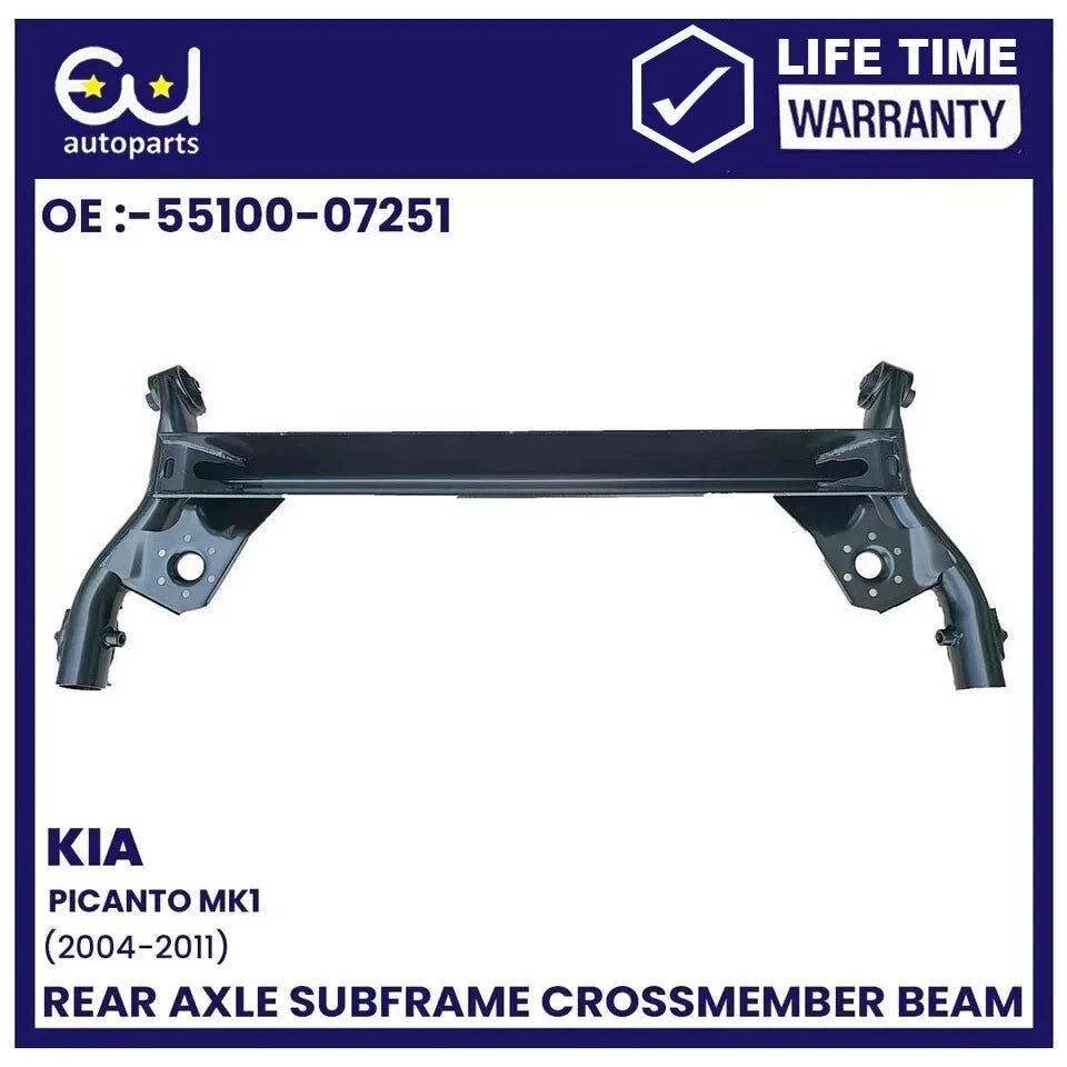 REAR SUBFRAME AXLE CROSSMEMBER FOR KIA PICANTO MK1 2004-2011 55100-07271