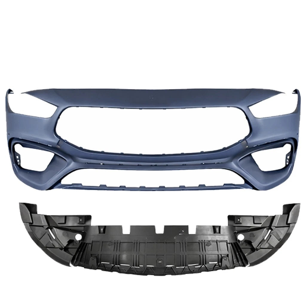 FOR MERCEDES C118 W118 CLA45 STYLE FULL FRONT BUMPER GRILLE BODYKIT PRIMED 2019+