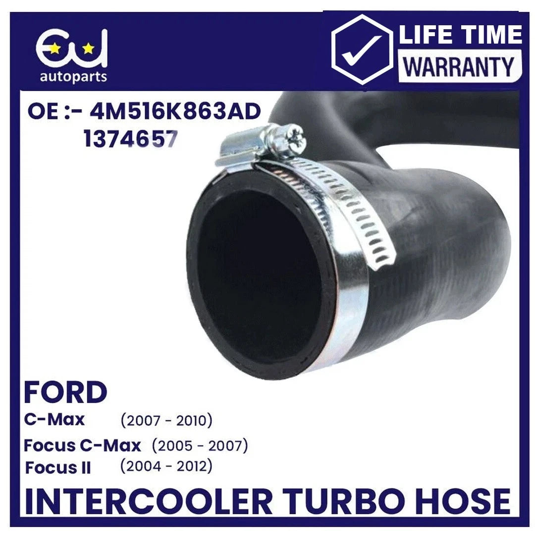 LOWER INTERCOOLER TURBO HOSE FOR FORD FOCUS MK2 & C-MAX 1.8TDCI 115BHP 1374657