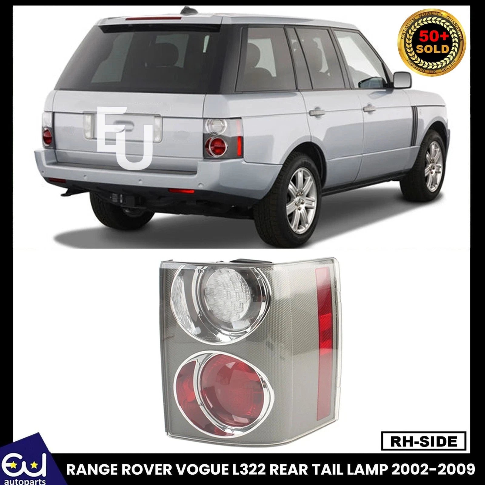 RH RIGHT O/S REAR TAIL LIGHT STOP LAMP FOR LAND RANGE ROVER VOGUE L322 2002-2009