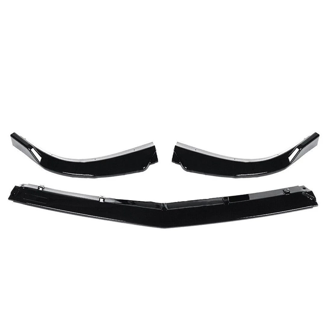 FOR MERCEDES C CLASS W204 S204 FRONT BUMPER LIP SPOILER SPLITTER GLOSS 07-13