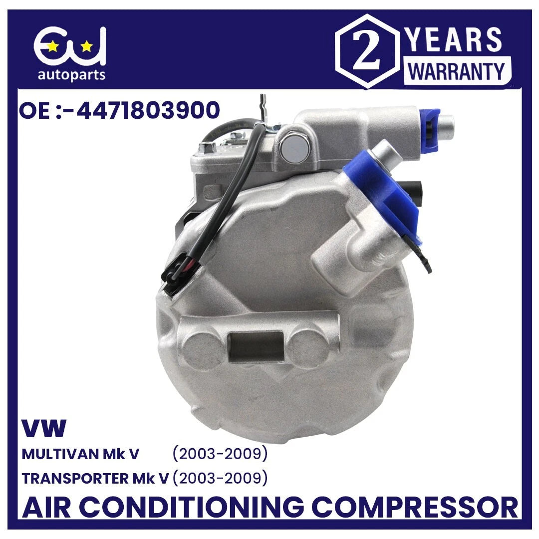 AIR CON A/C COMPRESSOR PUMP FOR VW TRANSPORTER MULTIVAN T5 TOUAREG 2.5 TDI