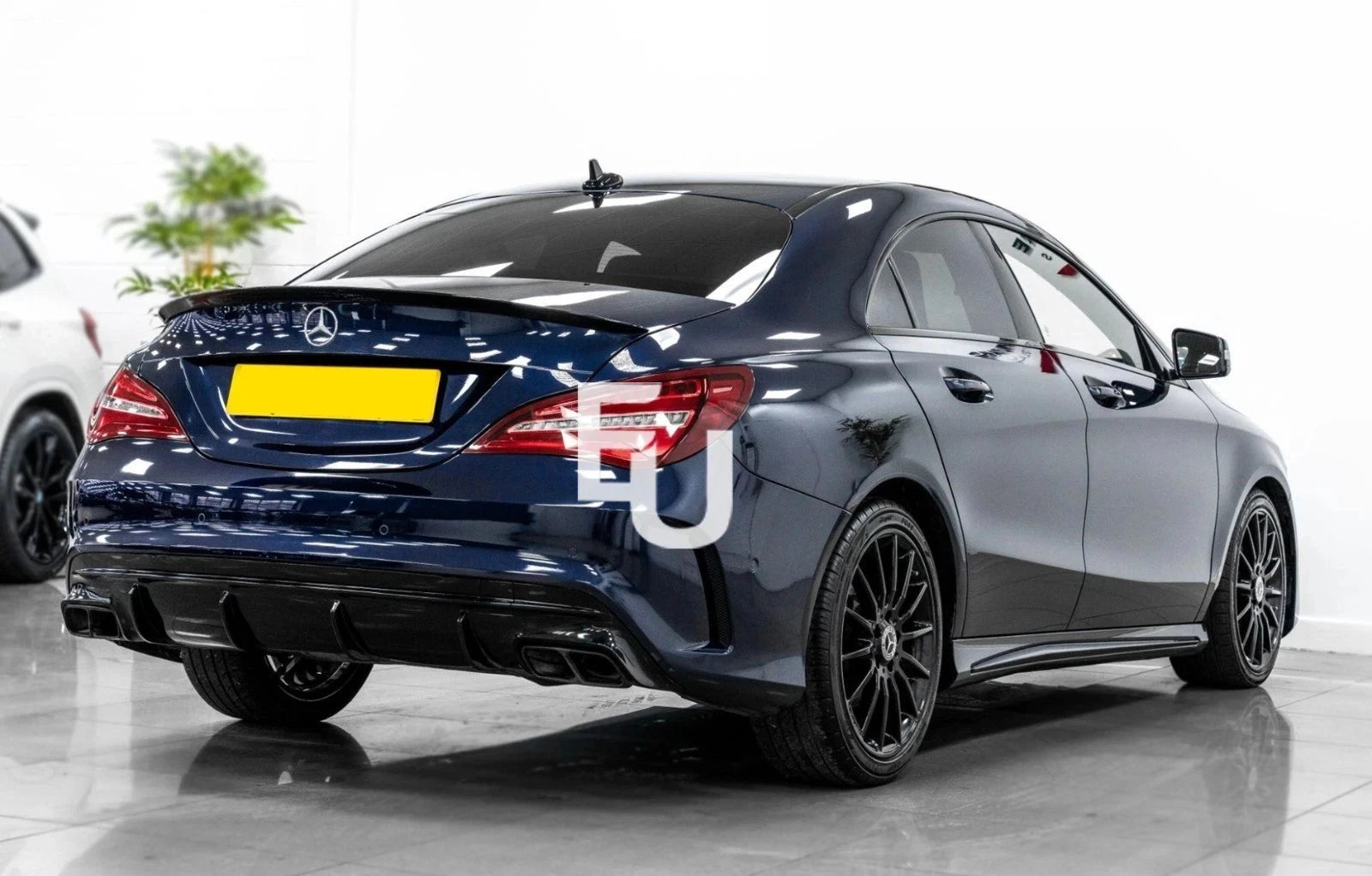 REAR TRUNK BOOT SPOILER LIP FOR MERCEDES CLA W117 C117 AMG STYLE WING GLOSS BLK