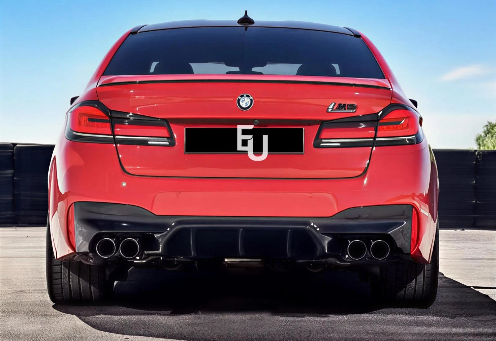 FOR BMW 5 SERIES G30 F90 M5 LCI CONVERSION BODY KIT FRONT REAR BUMPER DIFFUSER