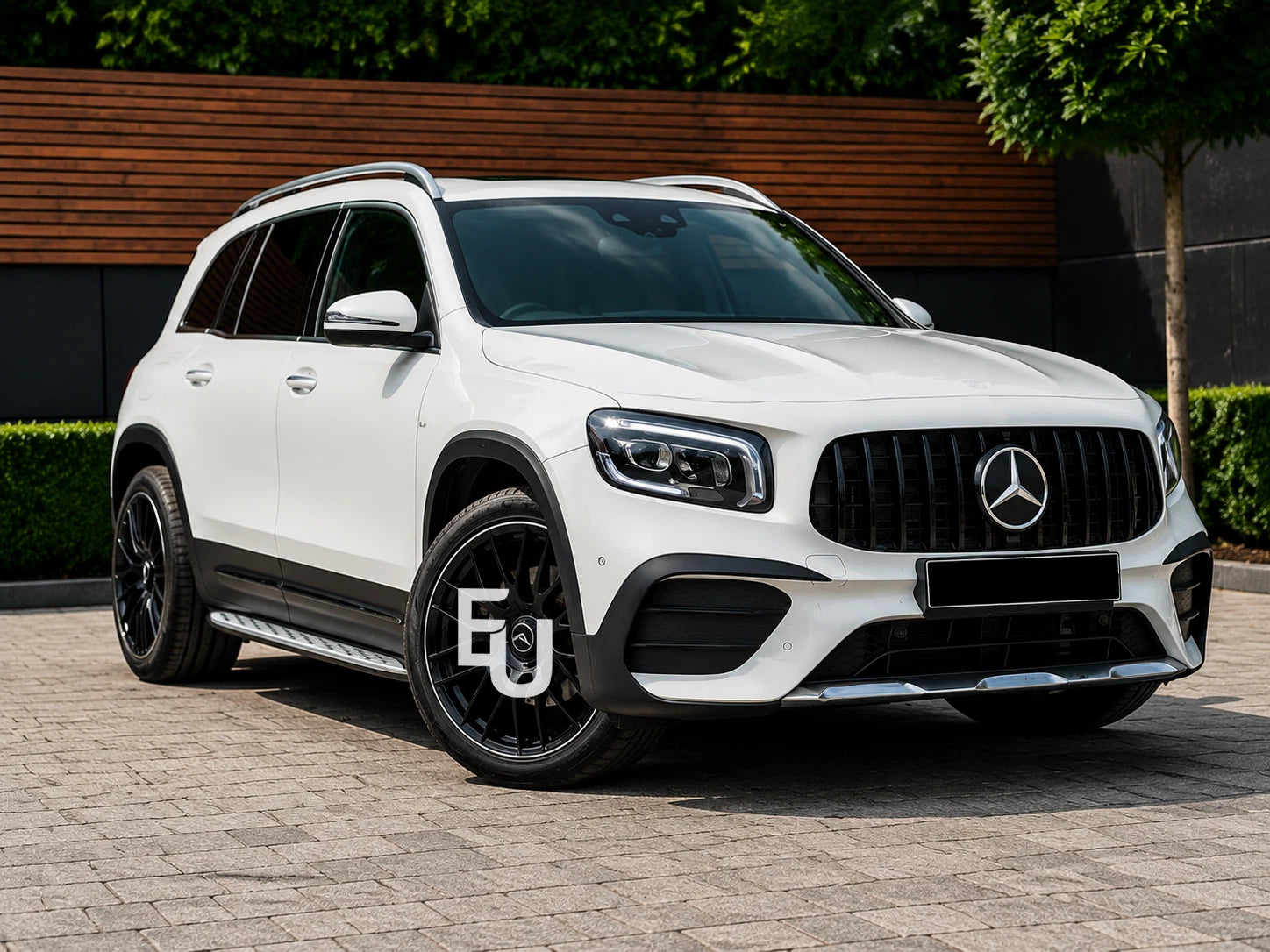 FOR MERCEDES GLB X247 2019-2023 AMG35 CONVERSION FRONT BUMPER BODYKIT GRILLE