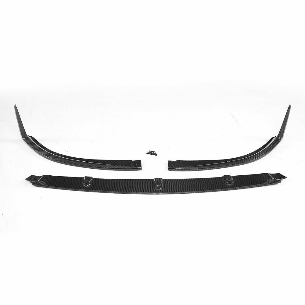 FOR MERCEDES C CLASS C205 W205 A205 AMG FRONT SPLITTER LIP VALANCE ED1 CARBON