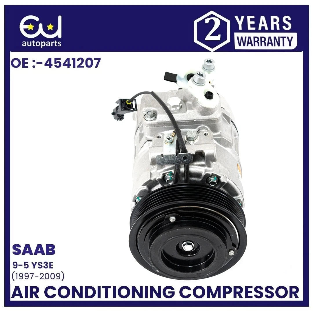 NEW AIR CONDITIONING A/C COMPRESSOR FOR SAAB 9-5 YS3E SERIES 1997-2009 12758380